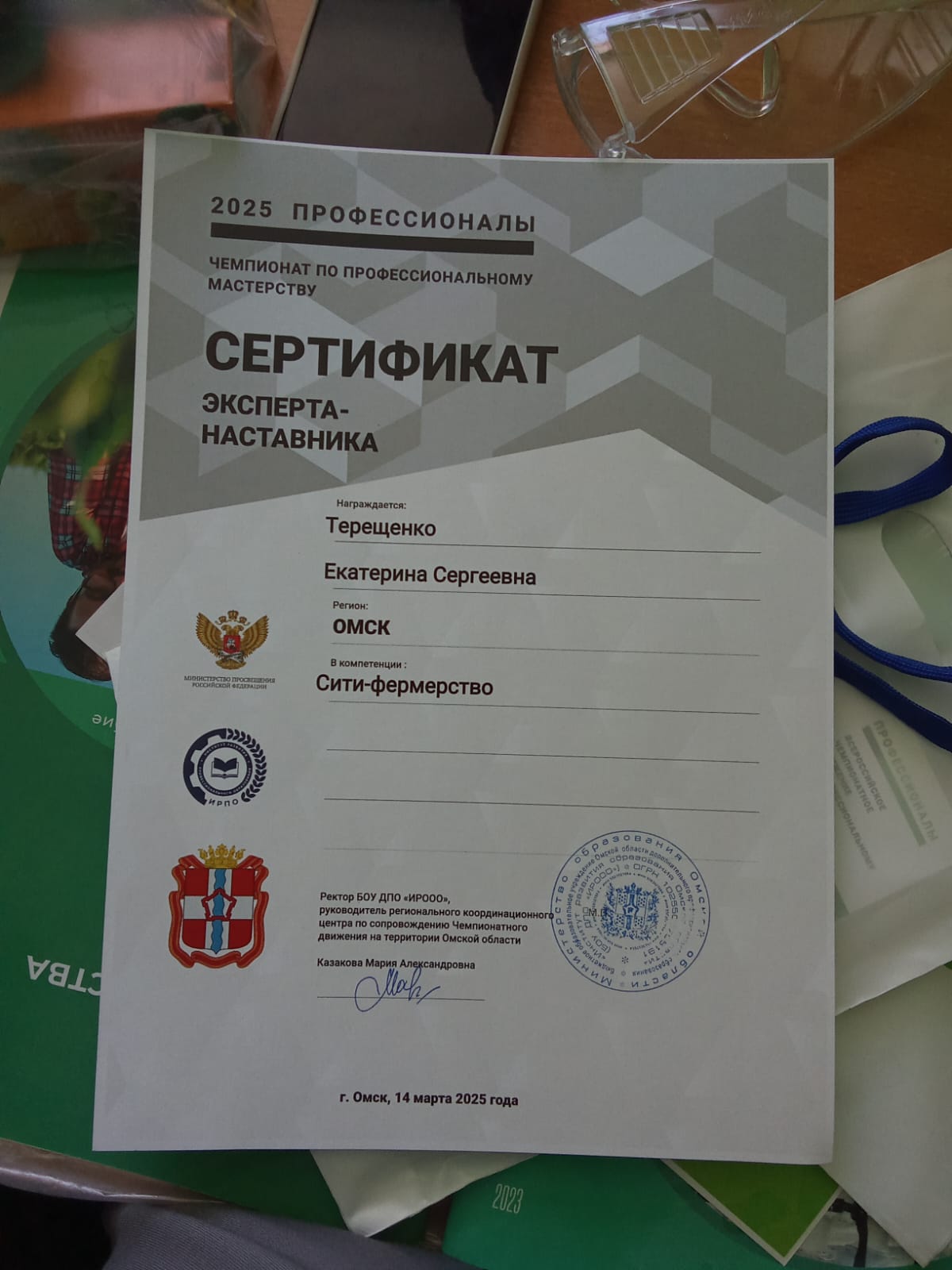 Терещенко Екатерина Сергеевна — молодой педагог, ставший экспертом-наставником в чемпионате &amp;quot;Профессионалы&amp;quot;.